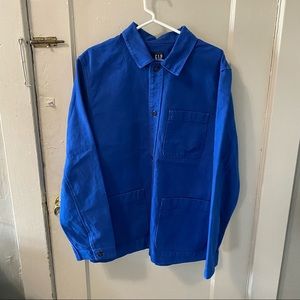Gap canvas chore jacket. Blue. Large. NWOT